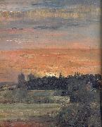 John Constable View towards the rectory Spain oil painting artist